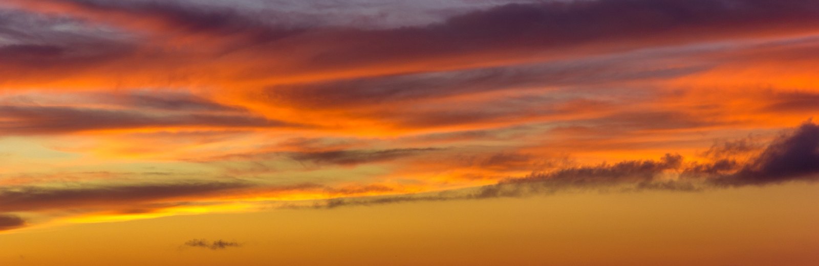 Sunset over the Lushai hills