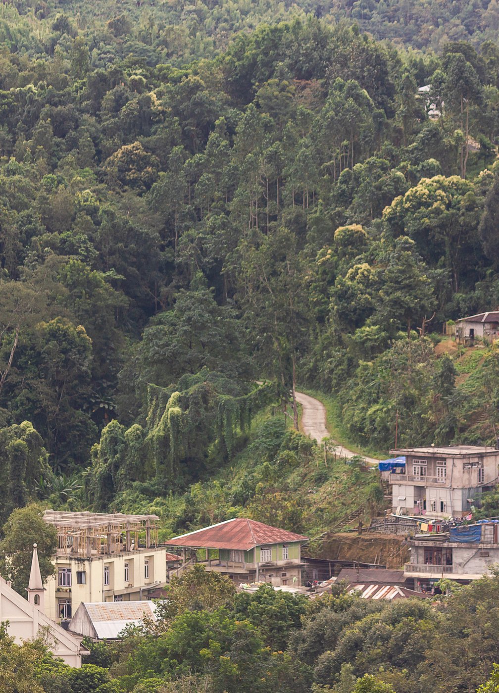 A hillside village near Thenzawl
