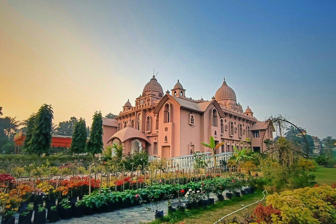 An ornate temple in Agartala