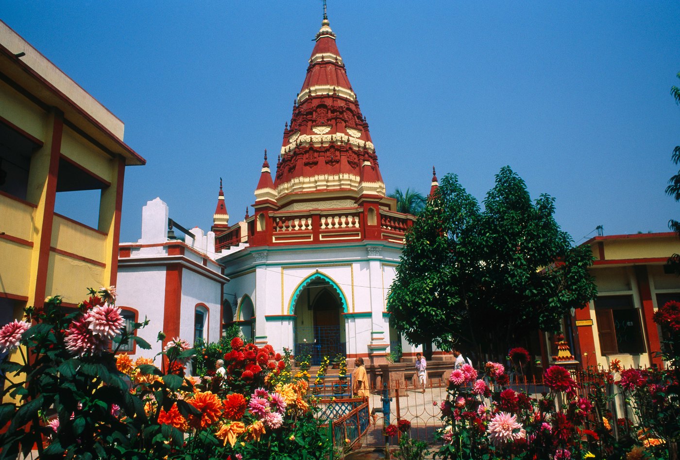 A colorful temple near Agartala