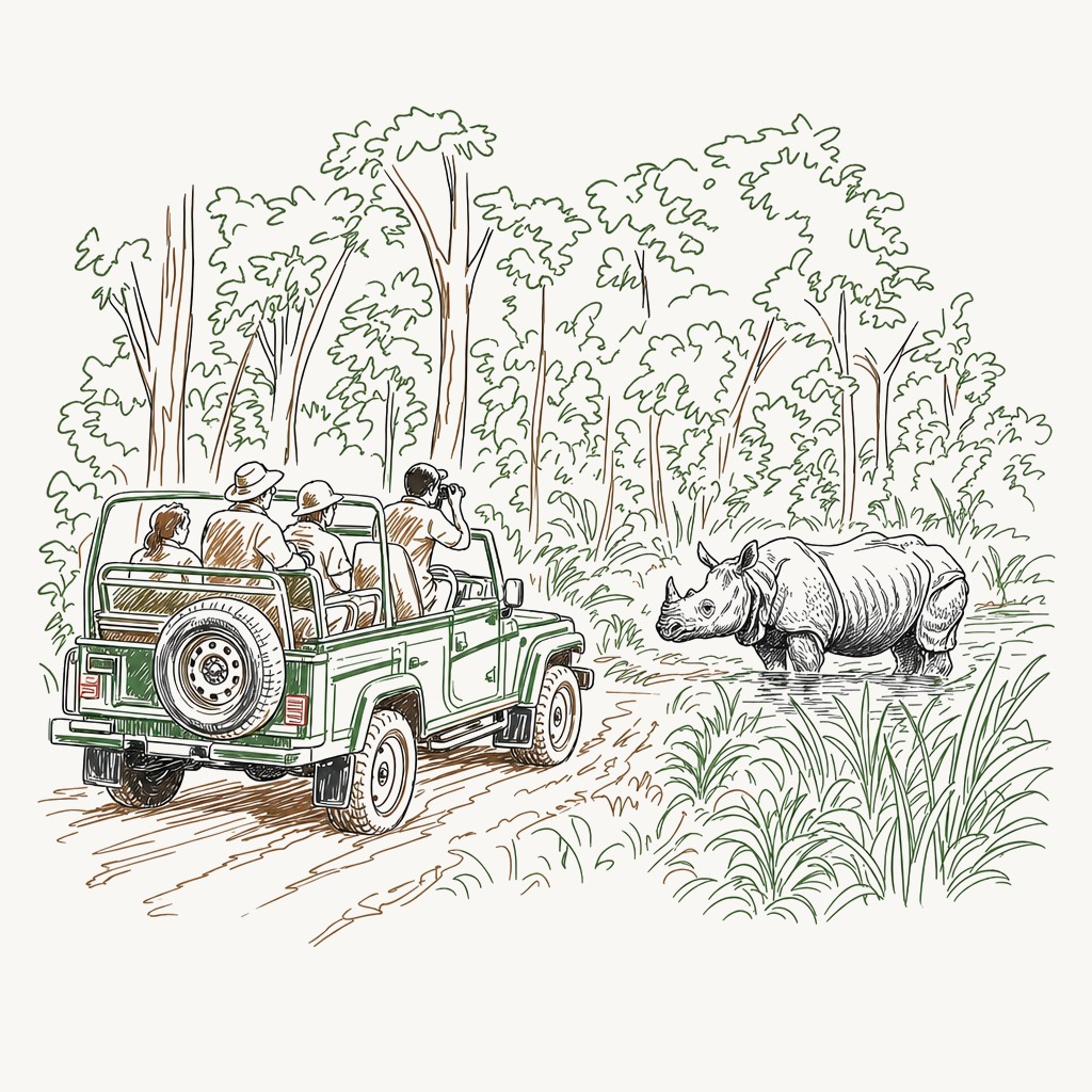 Manas National Park Safari